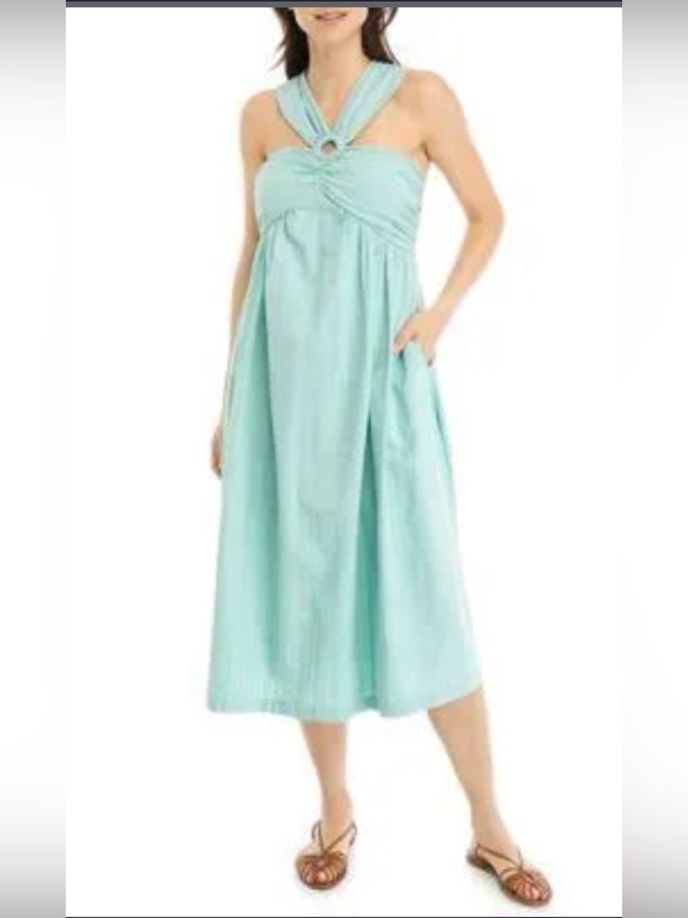 Halter midi dress